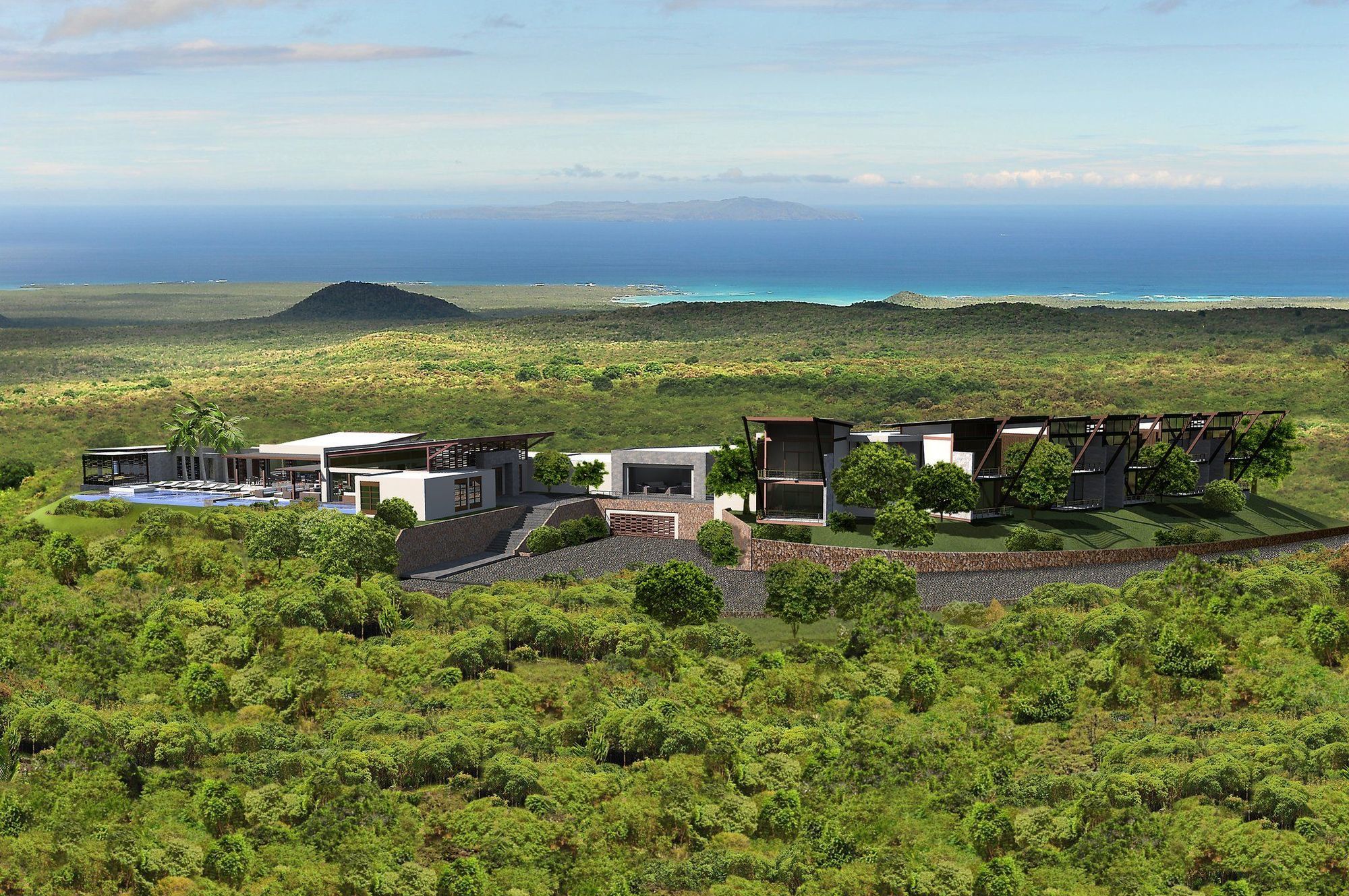 Pikaia Lodge Santa Cruz Island Buitenkant foto